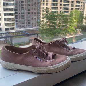 Superga mauve shoe